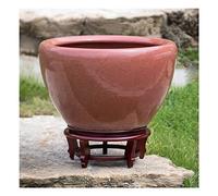 Tanque de peces de cerámica con grietas de hielo, pecera, tanque de cultivo, tortuga, tanque, tanque de loto, sala de estar, tanque de agua grande, patio, acuario, kits de iniciación, pecera de vidrio