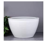 Tanque de peces de cerámica, tanque de agua blanca, para criar peces, balcón, lirio de agua, tanque de loto, patio al aire libre, tanque de peces grande, tanque de agua grande de vidrio (S)