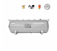 Tanque de presión de 150 L compresor de aire de alta presión con accesorios, depósito de metal duradero para almacenamiento de gas y estabilización de presión de aire, ideal para uso industrial