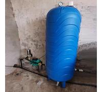Tanque de presión de Agua, Bomba de Refuerzo de Agua de 300 L y Tanque de presión Vertical automático, Almacenamiento de 15 a 132 galones para pozos, Limpieza Industrial y riego de Jardines,