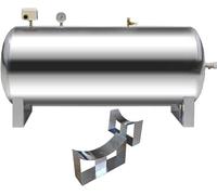 Tanque de presión de Agua, depósito de Agua Rectangular presurizado de Acero Inoxidable de 500 litros - Solución Duradera de Almacenamiento de Agua Plateada para Bomba de Pozo y Sistema de a
