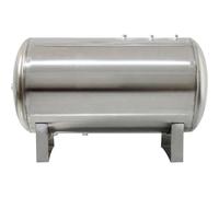 Tanque de presión de agua horizontal inoxidable | Tanque de presión grande for bomba de pozo/sistemas de agua, con kit de montaje(53Gal/200L(95x65cm/37x26in))
