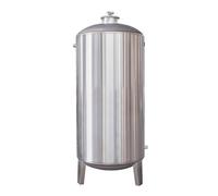 Tanque de Presión de Agua, Tanque de Acero Inoxidable, Sistema Doméstico de Pozo Vertical con Kit de Montaje, Gran Capacidad, Resistente y Fácil de Instalar(200L: 19.6x49.6in/50x125cm)