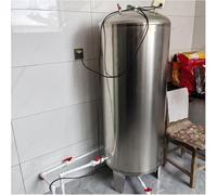 Tanque de presión de Agua, Tanque de Almacenamiento de Agua Vertical de 60-300 L | Tanque de presión para Pozo, Ideal para jardín, Granja, Cocina y Garaje | Contenedor Flexible Duradero con