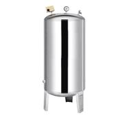 Tanque de presión de Agua, Tanque de presión de Acero Inoxidable 304 - Presurizador de Agua para Grifo doméstico, Tanque de Pozo de 16 a 185 galones con Puerto de Limpieza para Limpieza indu