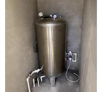 Tanque de presión de Agua, Tanque de presión de Agua de 200 L para Bomba de Pozo, contenedor Vertical Tipo vejiga con Kit de Montaje, Tanque de ósmosis inversa para el hogar, jardín, Escuela