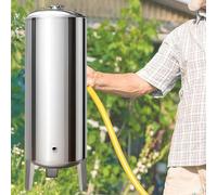 Tanque de presión de Agua, Tanque de presión de Agua de Acero Inoxidable de 100 L, Tanque Vertical de Gran Capacidad (95 x 40 cm) para el hogar y el jardín - Duradero, Resistente a la corros