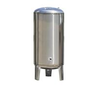 Tanque de presión de Agua, Tanque de presión de Agua de Acero Inoxidable de 250 L para presurización de Bombas de Pozo, contenedor Vertical de Almacenamiento presurizado con Kit de Montaje -