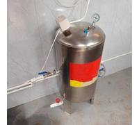 Tanque de presión de Agua, Tanque de presión de Agua Totalmente automático de Acero Inoxidable de 26.4 a 79.2 galones para Bomba de Pozo, Sistema presurizado Duradero de 100 litros - Ideal p
