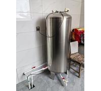 Tanque de presión de bomba de pozo de acero inoxidable con válvula de liberación de aire y kit de instalación para un almacenamiento fiable de agua y eficiencia del sistema