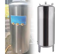 Tanque de presión de Pozo de 15 a 80 GAL Tanques de Agua Verticales de Acero Inoxidable para presurización del Grifo Contenedores de Almacenamiento de pie Bombas/Sistema