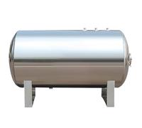 Tanque de Presión de Pozo, Tanque de Presión de Acero Inoxidable, con Base de Soporte y Kit de Montaje, para Limpieza Industrial y Riego de Jardines(50x85cm/19.6x33.4in)