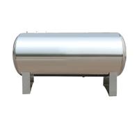 Tanque De Presión Horizontal Acero Inoxidable, Almacenamiento Automático A Presión De Agua Grifo, Tanque Presión Sistema De Pozo for El Hogar, Jardín, Agroindustria(500L/132Gal)