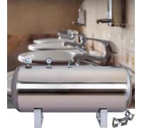 Tanque de presión horizontal grande de agua de pozo 65 80 130 galones | Tanque de vejiga de agua a presión de acero inoxidable for bomba de pozo/sistema de agua(160L/42Gal(75x65cm/30x26in))