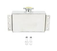 Tanque de sobreflujo de refrigerante de aleación de aluminio de 1 L, depósito de expansión universal con conexión 10AN, tanque de llenado por sobreflujo de expansión ligero soldado