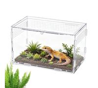 Tanque de terrario de arañas - Incubadora de acrílico a prueba de fugas, recinto para insectos | Cámara de alimentación transparente para observación de escalada, recipiente de exhibición ventilado