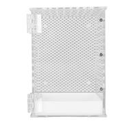 Tanque de terrario para Reptiles, recinto de hábitat Transparente de acrílico Altamente Transparente con Puerta magnética, diseño Impermeable para Leopardo, Gecko, Serpiente, (S)