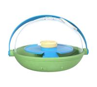 Tanque de tortugas - hábitat de acuario de reptil con rampa de plataforma, recinto transparente para mascotas | Tanque semiacuático para tortugas pequeñas o anfibios, configura