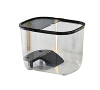 Tanque de Tortugas Tanque de cría Tortugas, paisajismo ecológico con Cubierta, pequeña Plataforma for trepar, Drenaje Fondo(Grande)