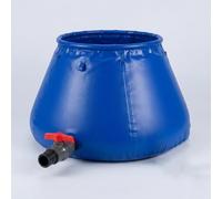 Tanque de vejiga de Almacenamiento de Agua de TPU Flexible, contenedor Plegable de Tapa Abierta de Alta Resistencia con válvula de PVC para Alivio de Emergencia en Granjas,2 Ton