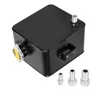 Tanque Depósito Refrigerante Radiador Tanque Expansión Desbordamiento Radiador Refrigerante 2,5L Con Cubierta Depósito Recuperación Tanque Agua Coche 11mm 15mm 9mm(Negro)