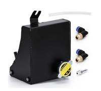 Tanque Expansión Refrigerante Para Nissan (Compatible Con: 240SX) PQY-TK47 PQY - 240SX S13 SR20DET KA24DE KA24E KA24 Kit Depósito Desbordamiento Refrigerante Aluminio Refrigerante Depósito(Negro)