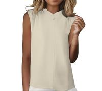 Tanque genérico sin mangas con cuello para un look adelgazante. Para con una capa base debajo de un traje. Mamá y yo, blanco, XL