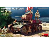 Tanque Japonés M3 Stuart Con Tripulación 1:35 Kit De Modelo De Plástico MINIART