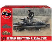 Tanque Ligero Alemán Pz.Kpfw.35(T) 1:35 Kit De Modelo De Plástico AIRFIX