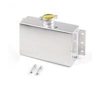 Tanque Llenado Expansión Refrigerante Aluminio Universal Depósito Desbordamiento, Captura Aceite Lata Combustible, 1,6l Botella Expansion Completa(Plata)