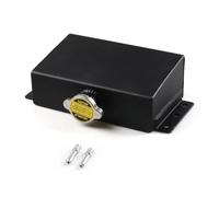 Tanque Llenado Expansión Refrigerante Aluminio Universal Depósito Desbordamiento, Captura Aceite Lata Combustible, 1,6l Botella Expansion Completa(Negro)