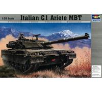 Tanque MBT C1 Ariete Del Ejército Italiano Kit De Plástico Modelo 1:35 0332