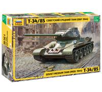 Tanque Medio Soviético Ruso T-34/85 Char Russe T-34/85 ZVEZDA 3687