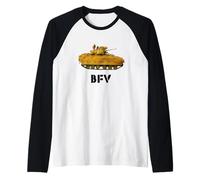 Tanque Militar Bradley Vehículo de Combate - BFV Tank Camiseta Manga Raglan