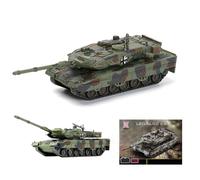 Tanque Militar de Leopardo a Escala 1/72 2A7, Juguete de Bloques de Construcción de Tanques, Militar Ligero Modelo de Carro de Combate Bloques de Construcción con Armas Equipadas Regalos Para Adultos