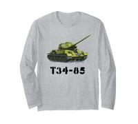 Tanque Militar soviético Ruso de la Segunda Guerra Mundial - Tanque T34-85 Manga Larga