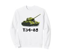 Tanque Militar soviético Ruso de la Segunda Guerra Mundial - Tanque T34-85 Sudadera