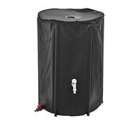 Tanque para el Agua de Lluvia - 500D PVC Negro - PVC Resistente a la oxidación y a los Rayos ultravioletas - Capacidad 250 L