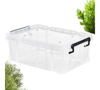 Tanque para Tortugas Terrario Transparente De Descanso De Tortuga Terrestre