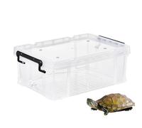 Tanque para Tortugas Terrario Transparente De Descanso De Tortuga Terrestre