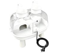 Tanque para Tortugas Transparente Alimentado por USB - Hábitat para Reptiles para Tortugas | para Leopardos Geckos, Bernard-l'ermitaño, Serpientes - Mascota De Oficina De Salón Al Aire Libre