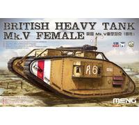 Tanque Pesado Británico Mk.V Femenino 1:35 Kit De Modelo De Plástico MENG