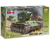 Tanque Pesado Soviético KV-2 1:35 Kit De Modelo De Plástico ZVEZDA
