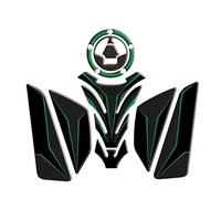 Tanque Protector Pegatinas Adhesivo Para Depósito De Combustible Lateral De Motocicleta Para KAWASAKI Z800 Z750 Z 800 Z 750 Adhesivo Protector Para Depósito De Gasolina Tracción Almohadilla(Verde)