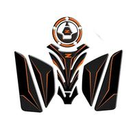 Tanque Protector Pegatinas Adhesivo Para Depósito De Combustible Lateral De Motocicleta Para KAWASAKI Z800 Z750 Z 800 Z 750 Adhesivo Protector Para Depósito De Gasolina Tracción Almohadilla(Naranja)