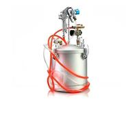 Tanque pulverizador de pintura a presión de 10L con pistola pulverizadora y manguera for exteriores del hogar o pulverización de pintura comercial(Caliber 2.0)