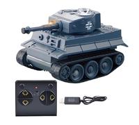 Tanque RC para niños: Juguete RC con batería de 2 Pulgadas, Control de dirección del Tanque Realista, Juguetes y portátiles de Material Seguro | Juguete de vástago Atractivo para Carreras en