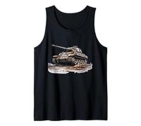 Tanque Rey Tigre T | Tiger II Panzer T Segunda Guerra Camiseta sin Mangas