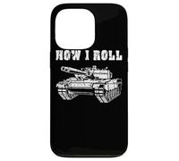 Tanque Tanque Militar Vehículo Militar Potencia de Fuego Soldado del Ejército Carcasa para iPhone 13 Pro