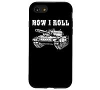 Tanque Tanque Militar Vehículo Militar Potencia de Fuego Soldado del Ejército Carcasa para iPhone SE (2020) / 7/8